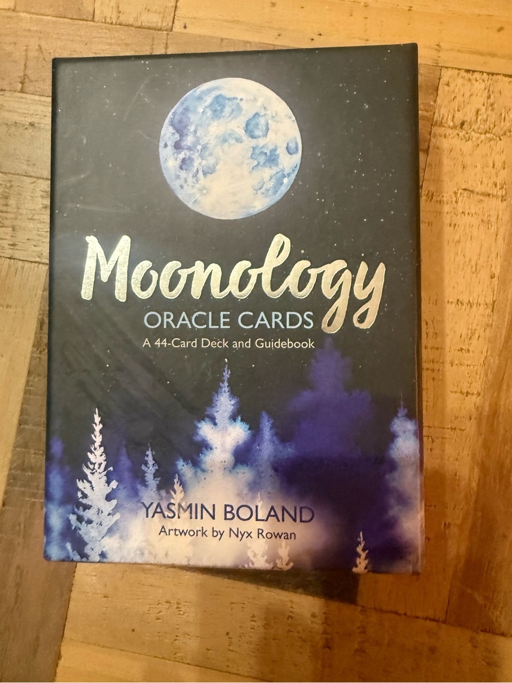 Moonology Oracle Cards Deck & Guidebook by Yasmin Boland – Like New